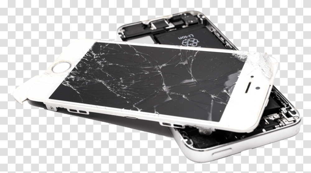 Broken Iphone, Electronics, Mobile Phone, Cell Phone, Wristwatch Transparent Png