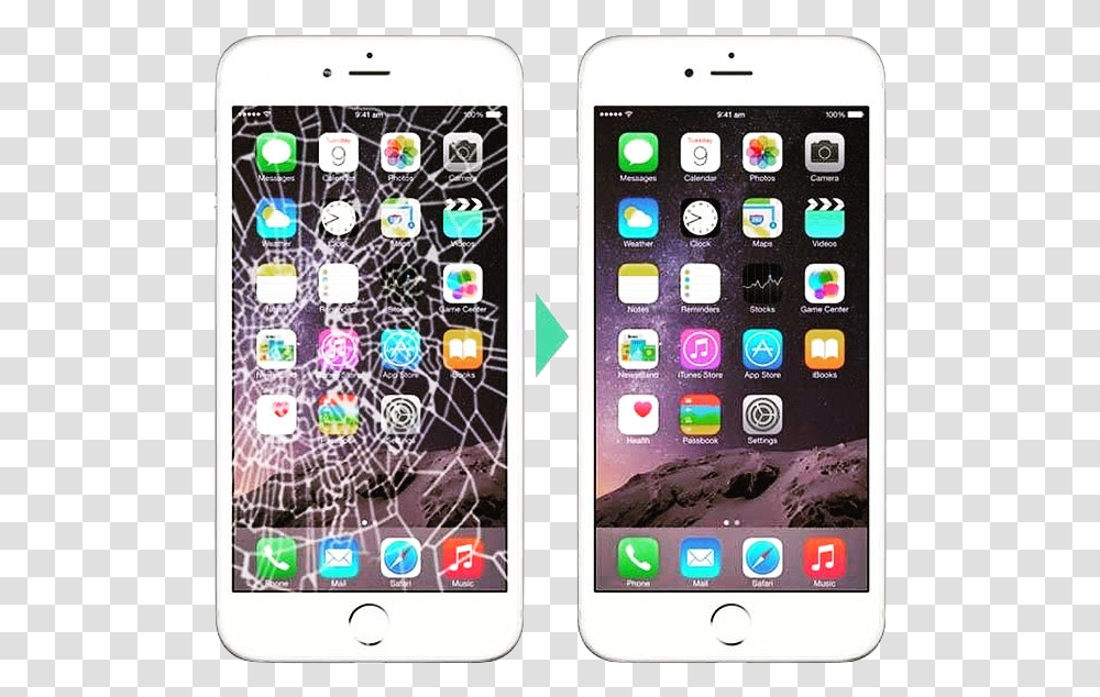 Broken Iphone To Fixed, Mobile Phone, Electronics, Cell Phone Transparent Png