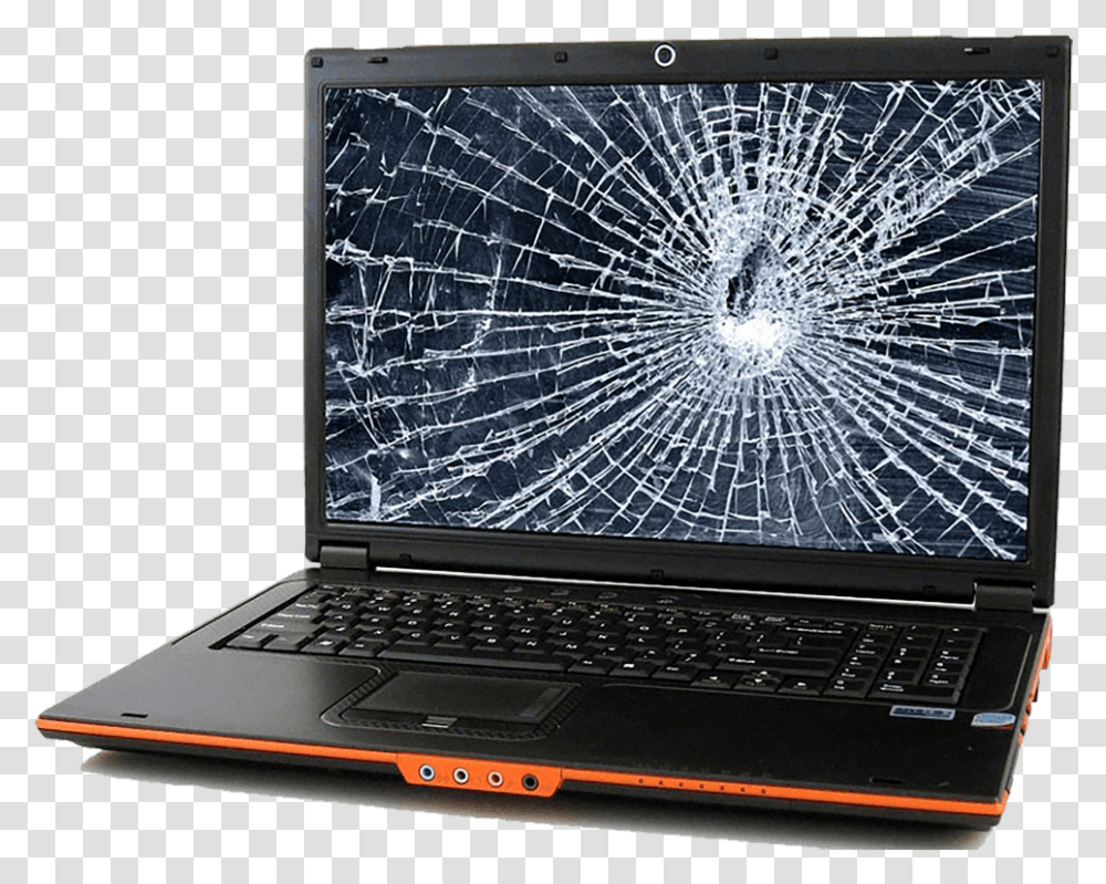 Broken Laptop, Pc, Computer, Electronics, Computer Keyboard Transparent Png