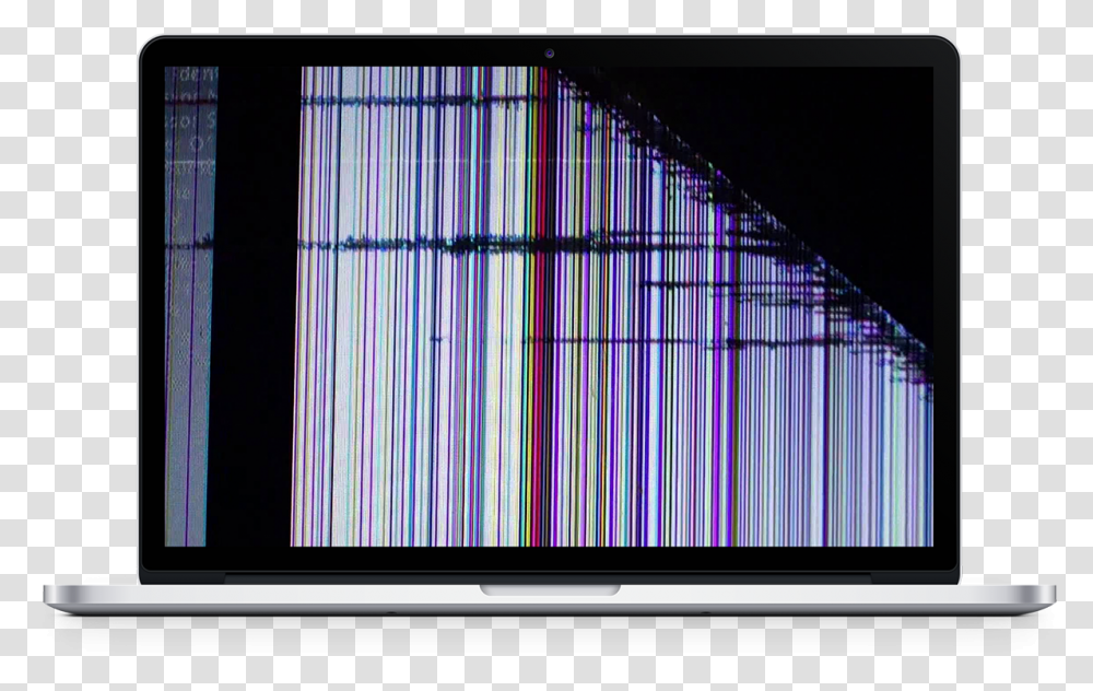 Broken Laptop Screen Cracked Screen, Monitor, Electronics, Display, TV Transparent Png