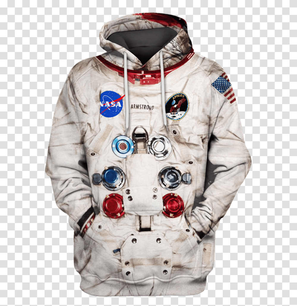 Broken Matt Hardy Neil Armstrong Space Suit Hoodie, Person, Human, Astronaut, Sweatshirt Transparent Png