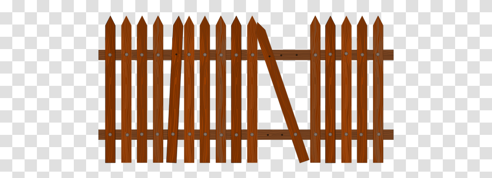 Broken Picket Fence Fence Free, Gate Transparent Png