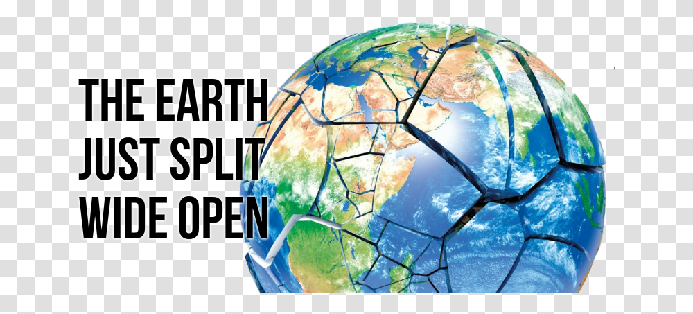 Broken Planet Earth, Outer Space, Astronomy, Universe, Globe Transparent Png