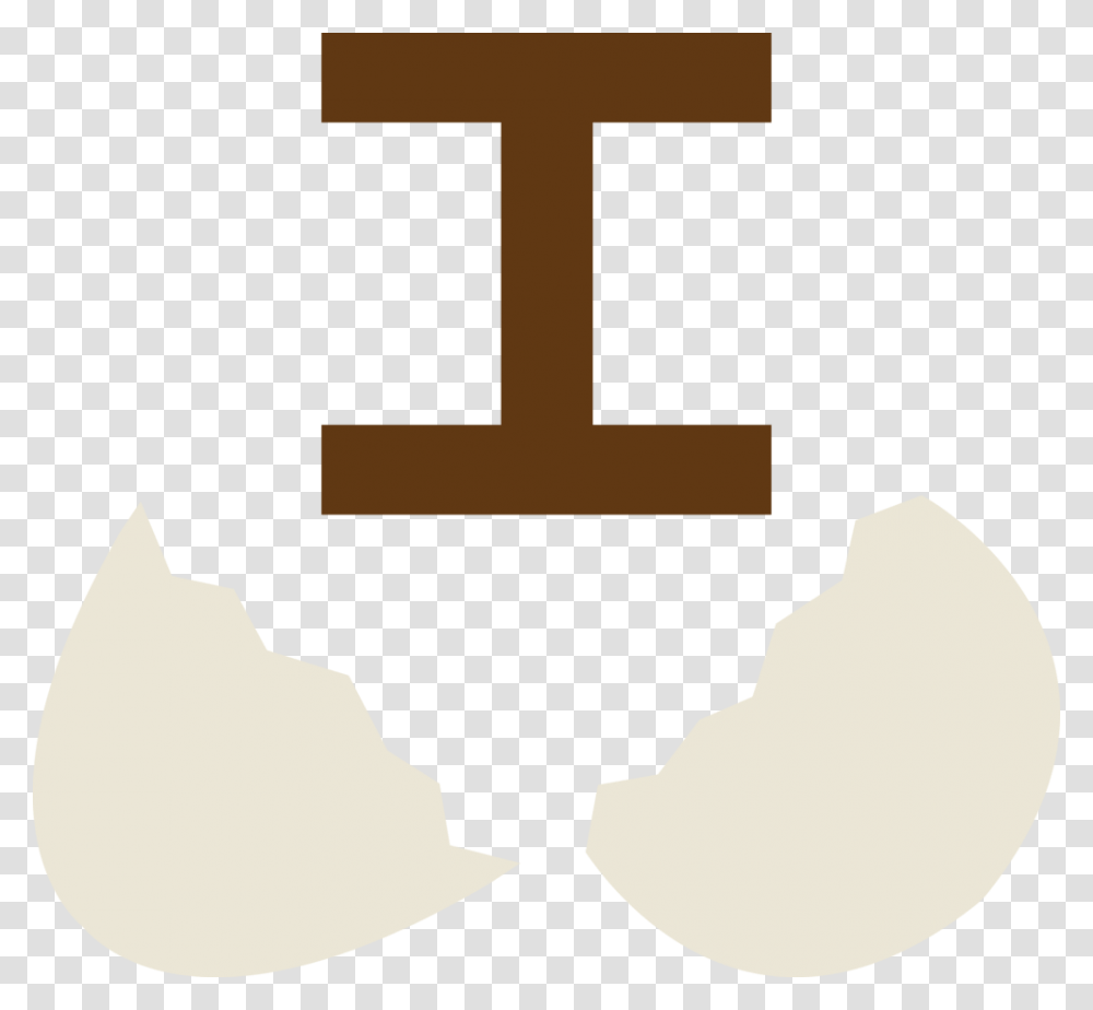 Broken Shell Logo Brown, Cross, Emblem, Hook Transparent Png