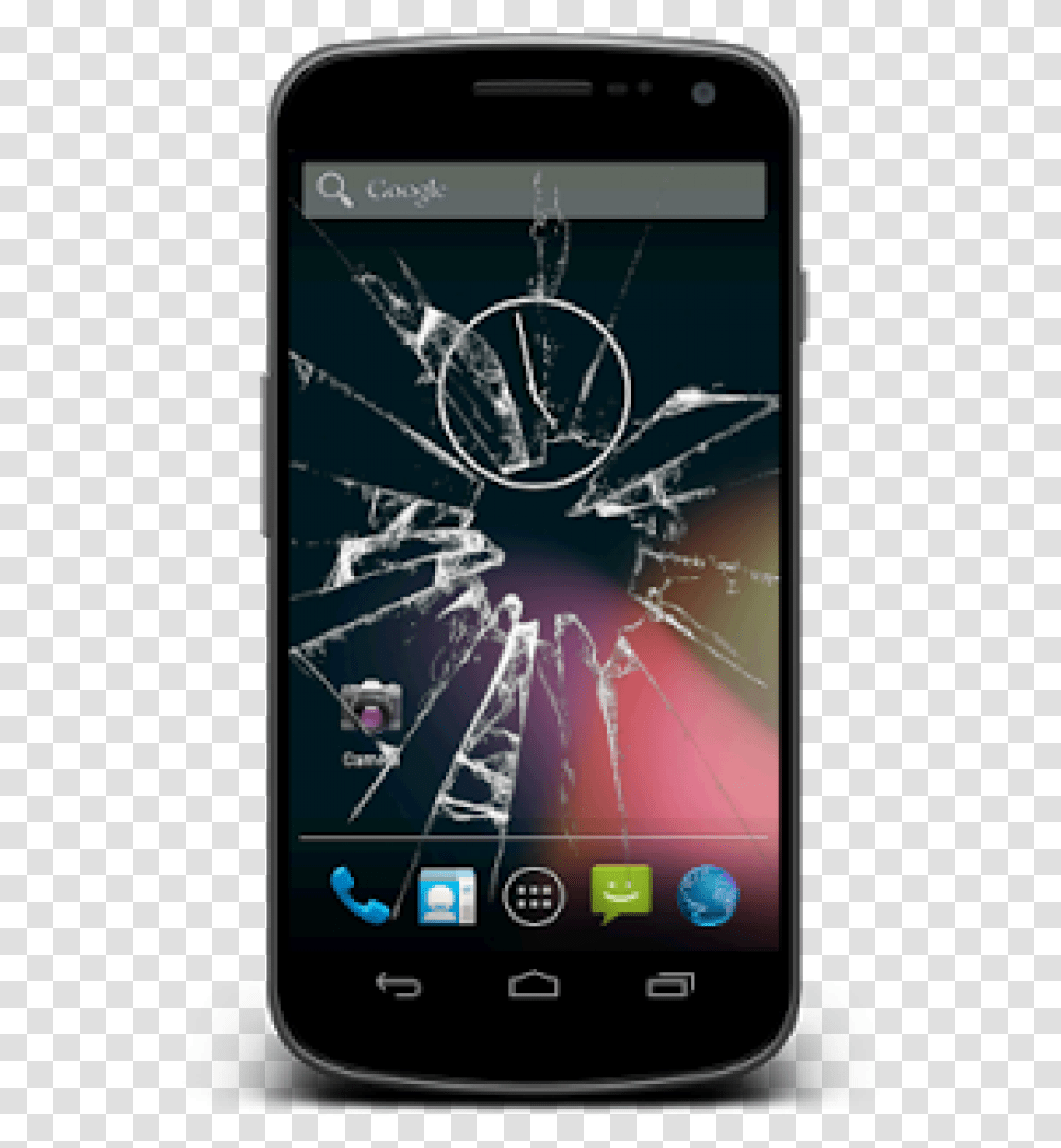 Broken Window, Mobile Phone, Electronics, Cell Phone Transparent Png