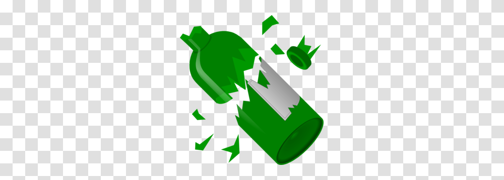 Broken Wine Bottle Clip Art, Green, Recycling Symbol Transparent Png