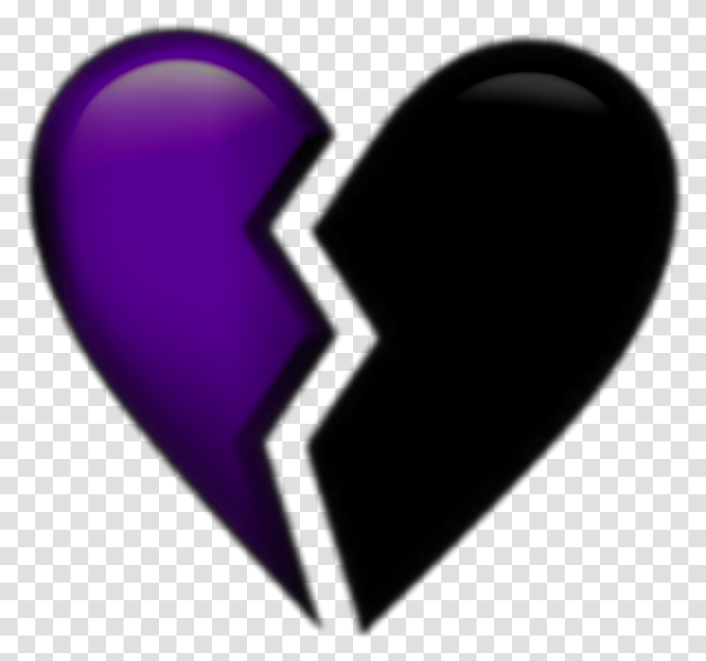 Brokenheart Emoji Purple Aesthetic Broken Heart Emoji, Graphics, Clothing, Electronics, Light Transparent Png