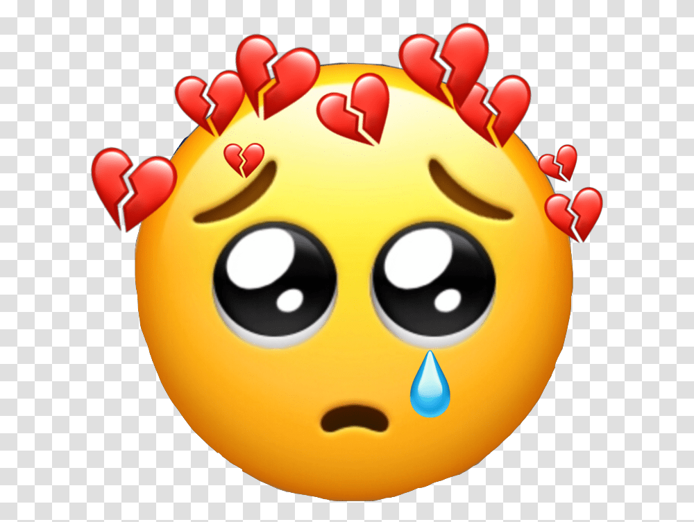 Brokenheart Tear Sad Pain Emoji Freetouse Like Broken Heart Hurt Emoji, Birthday Cake, Food, Pac Man, Toy Transparent Png