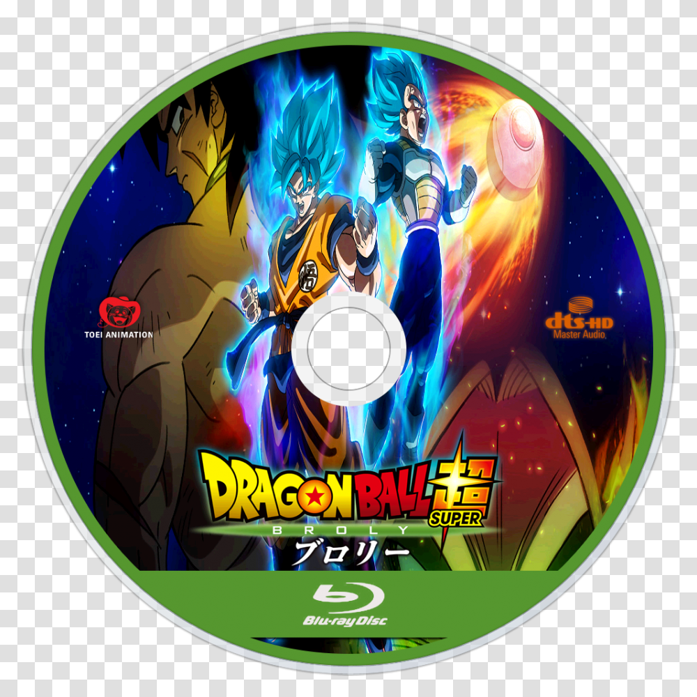 Broly Dragon Ball Super Broly Blu Ray Disc, Disk, Dvd Transparent Png
