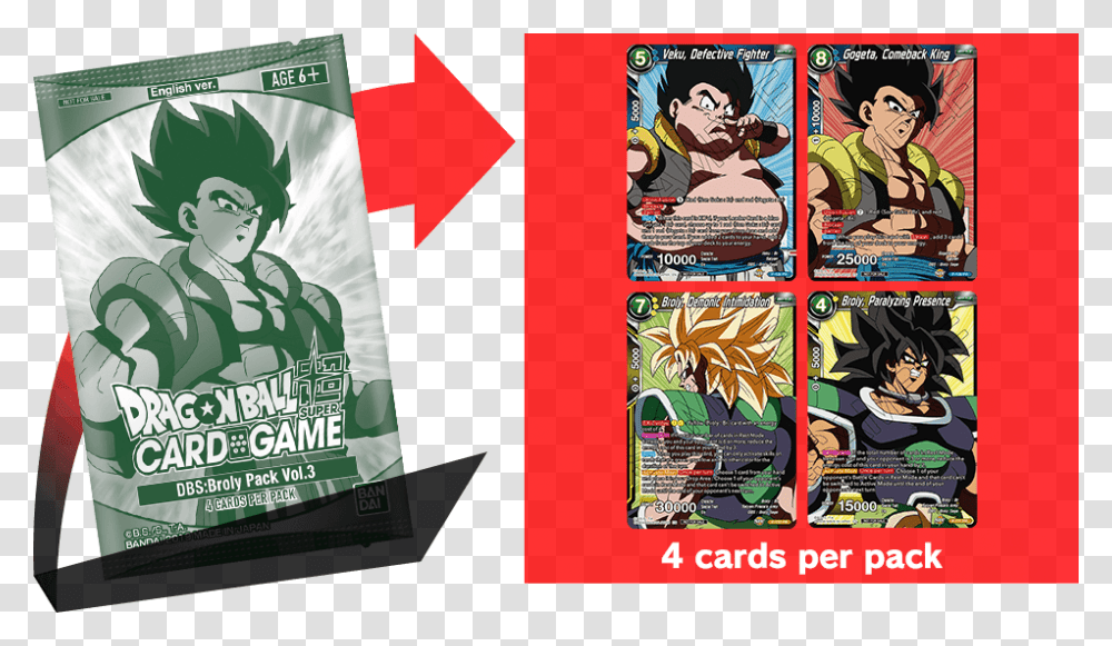 Broly Pack Vol Dragon Ball Super Broly, Poster, Advertisement, Flyer, Paper Transparent Png