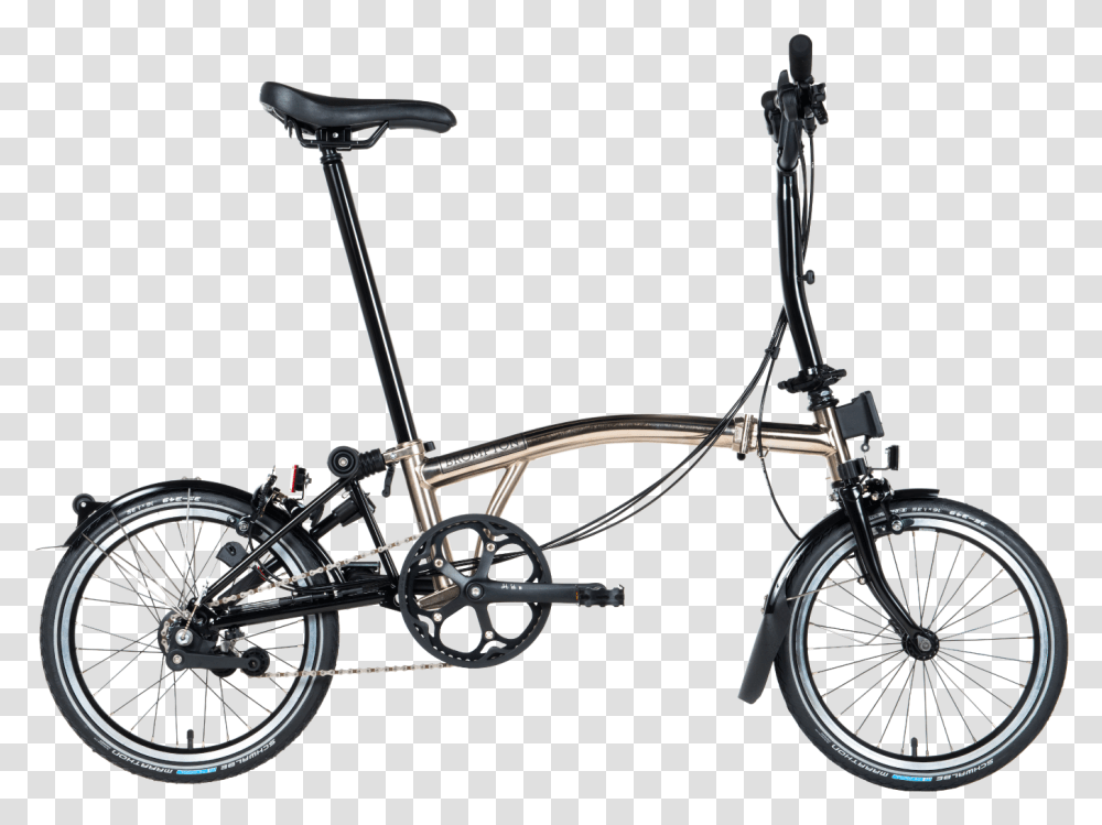 Brompton Nickel Edition, Bicycle, Vehicle, Transportation, Bike Transparent Png