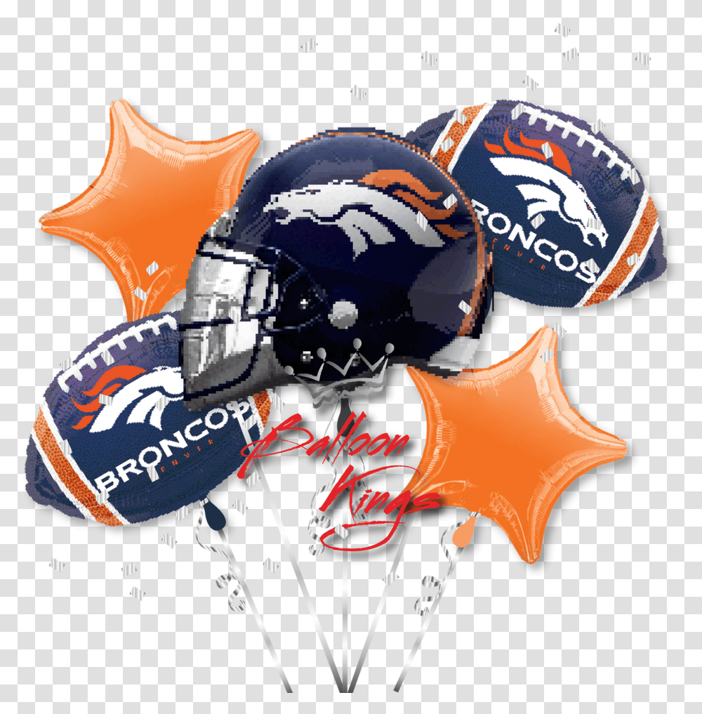 Broncos Bouquet Denver Broncos, Person, Helmet, People Transparent Png