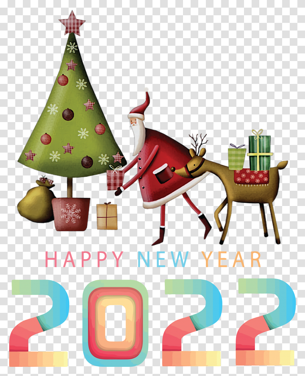 Bronners Christmas Wonderland New Year Mrs Claus For New Year 2022, Clothing, Apparel, Text, Party Hat Transparent Png
