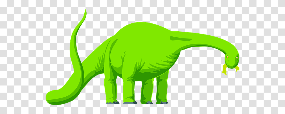 Brontosaurus Green, Animal, Reptile, Dinosaur Transparent Png