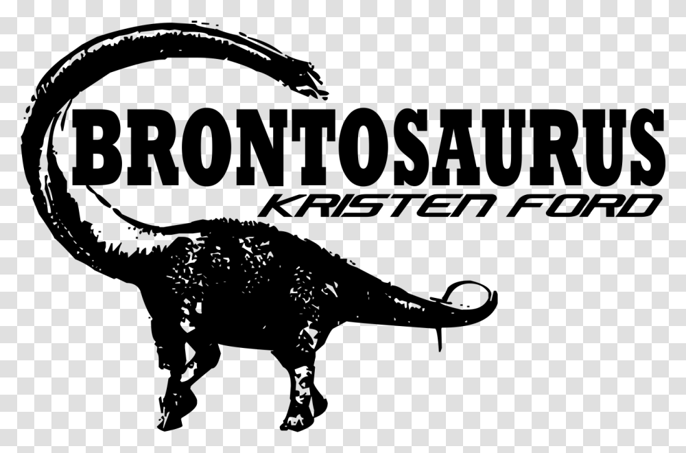 Brontosaurus Best Little Whorehouse In Texas, Dinosaur, Reptile, Animal, Stencil Transparent Png