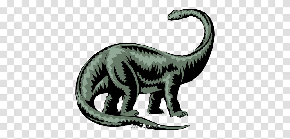 Brontosaurus Royalty Free Vector Clip Art Illustration, Animal, Reptile, Dinosaur, Zebra Transparent Png