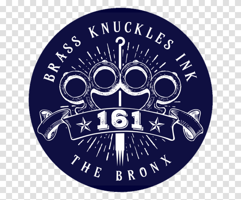Bronx Tattoo Studio Brass Knuckles Ink New York, Label, Text, Logo, Symbol Transparent Png