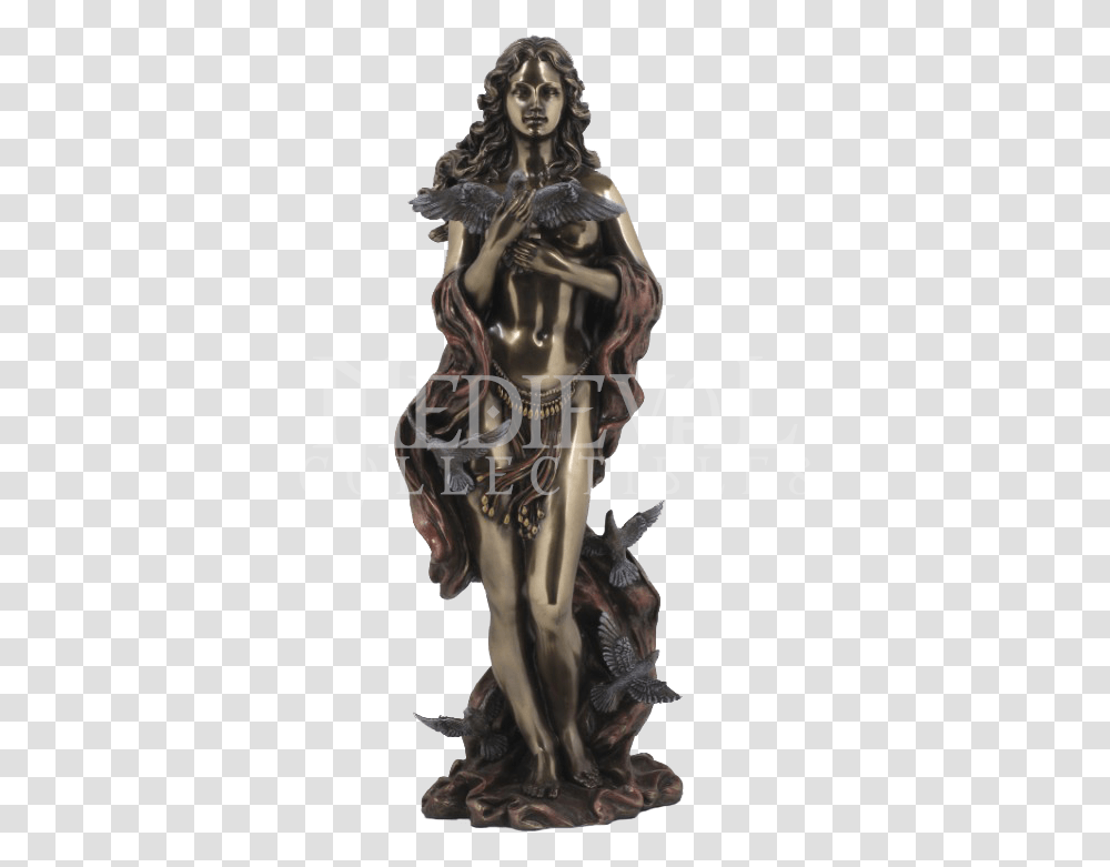 Bronze Aphrodite Statue Greek Gods Statue Aphrodite Greek Sculptures Of Goddesses, Person, Figurine, Hand, Alien Transparent Png