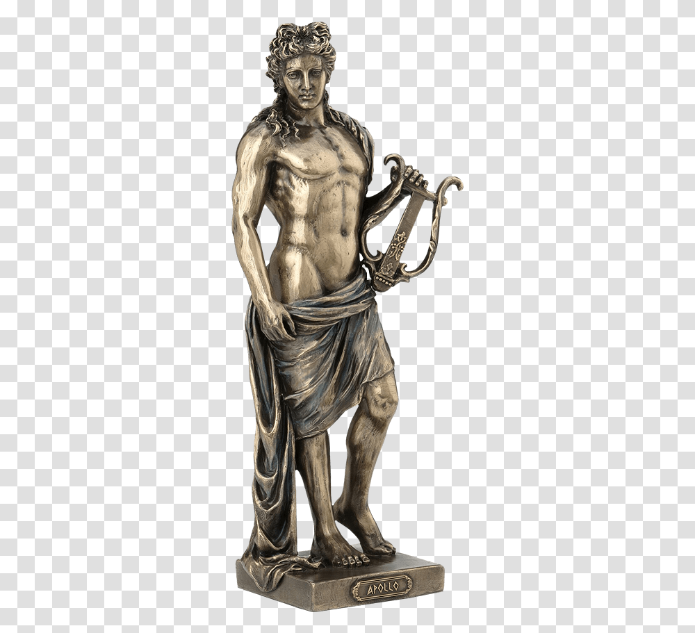 Bronze Apollo Statue Apollo Statue, Person, Human, Sculpture Transparent Png