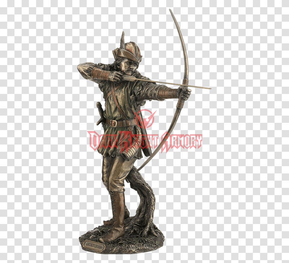 Bronze Robin Hood Statue, Person, Human, Sport, Sports Transparent Png