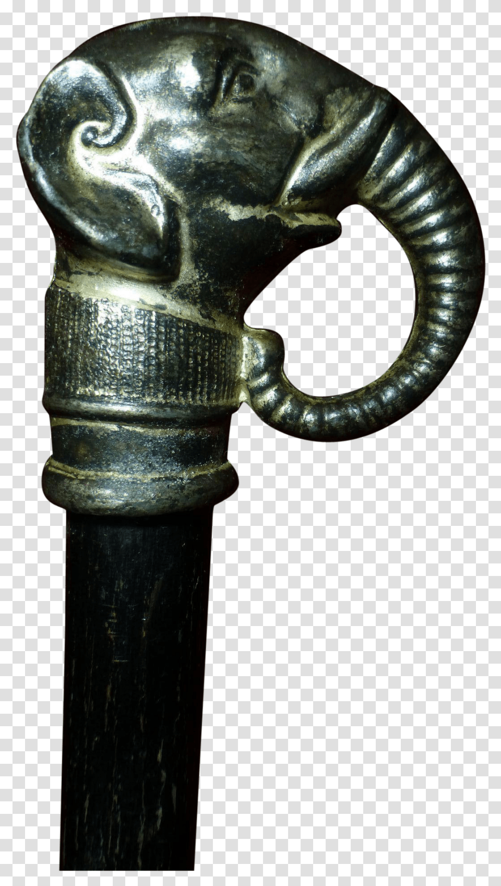 Bronze Sculpture, Cane, Stick, Tool, Handle Transparent Png
