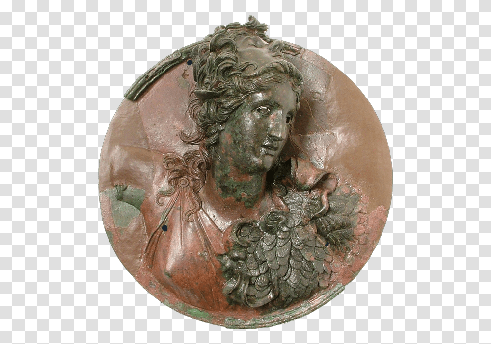 Bronze Sculpture, Painting, Head, Coin Transparent Png