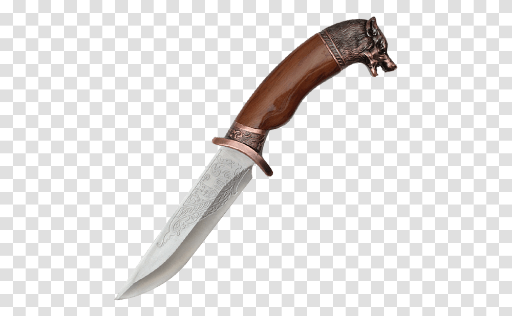 Bronze Wolf Dagger Bowie Knife, Axe, Tool, Blade, Weapon Transparent Png
