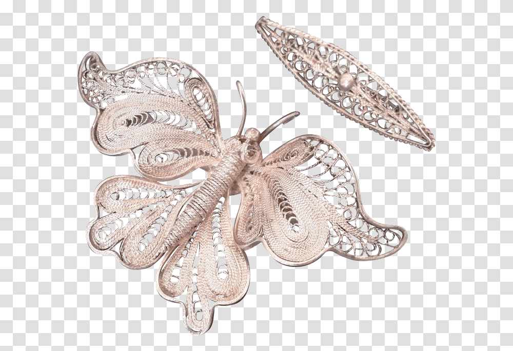 Brooch, Lace, Snake, Reptile, Animal Transparent Png