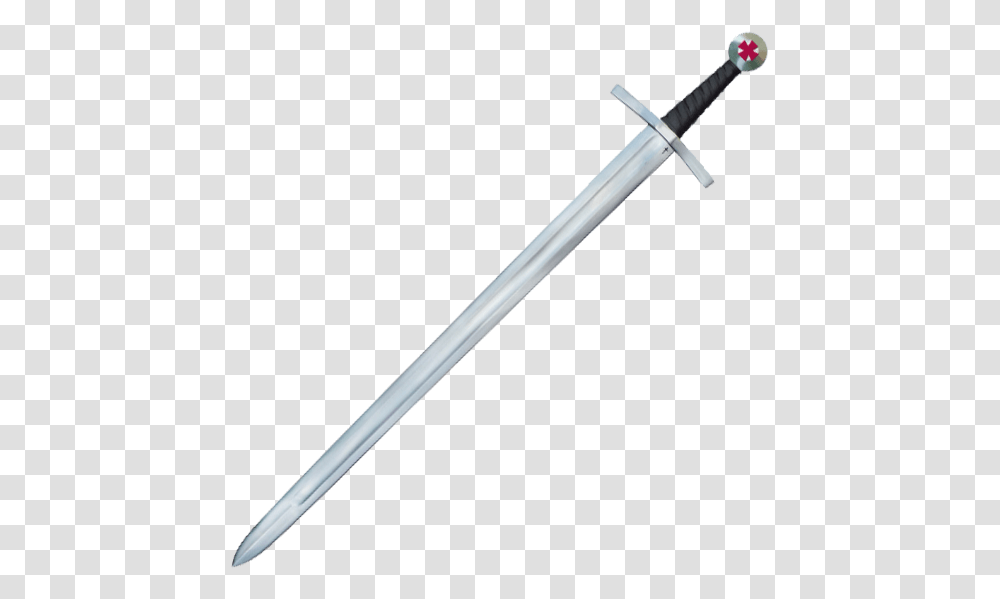 Brookhart Templar Sword Knightly Sword, Blade, Weapon, Weaponry Transparent Png