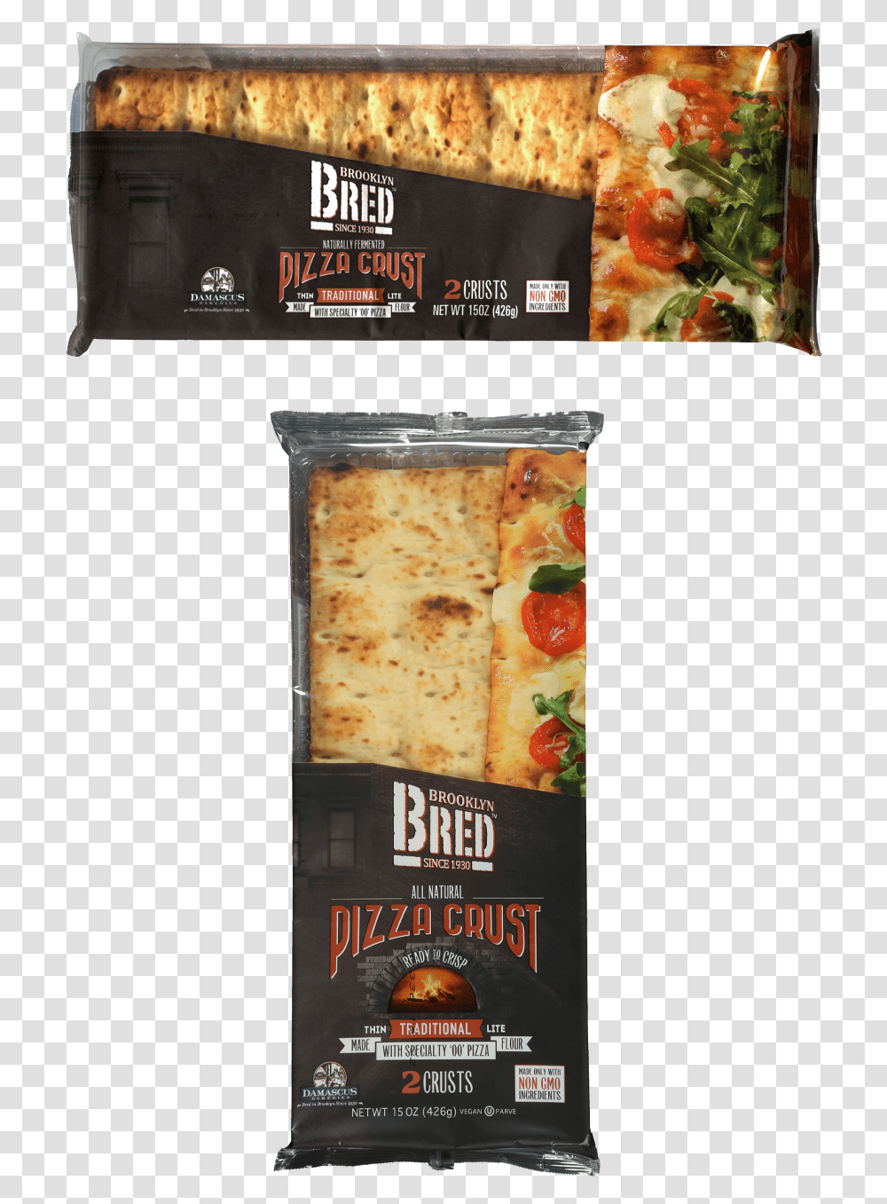 Brooklyn Bred Pizza Crust Traditional Product Package Ancient Grains Pizza Crust, Food, Menu, Plant, Produce Transparent Png