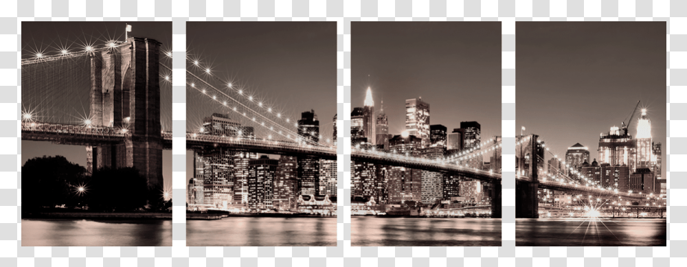 Brooklyn Bridge Clipart Brooklyn Bridge, Building, Metropolis, City, Urban Transparent Png