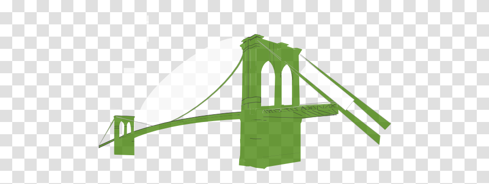 Brooklyn Bridge Green Clip Art, Building, Suspension Bridge Transparent Png