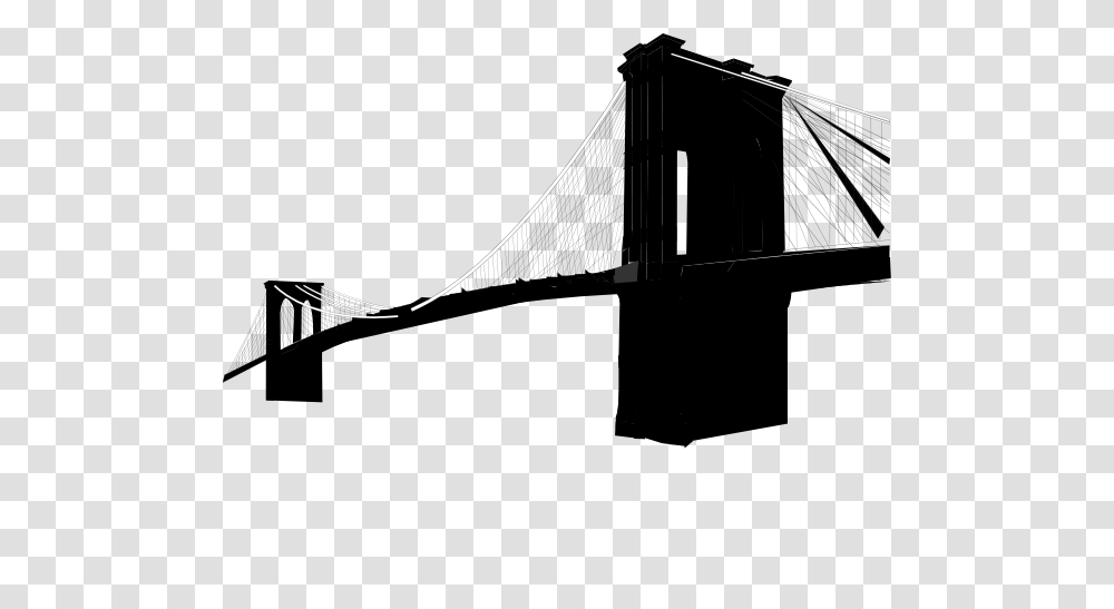 Brooklyn Bridge Only Clip Art, Building, Suspension Bridge, Architecture Transparent Png