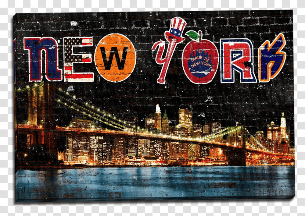 Brooklyn Bridge, Poster, Advertisement, Collage, Wall Transparent Png