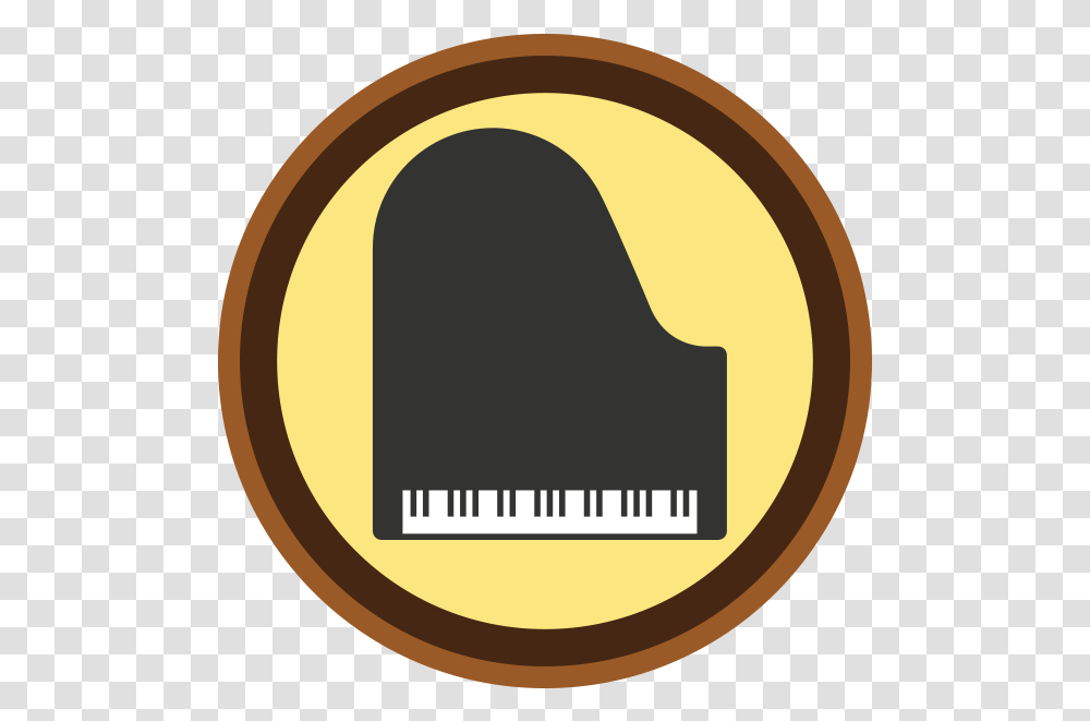 Brooklyn Dodgers Logo Circle Cartoon Jingfm Girl Scouts Piano Badge, Label, Text, Clothing, Apparel Transparent Png