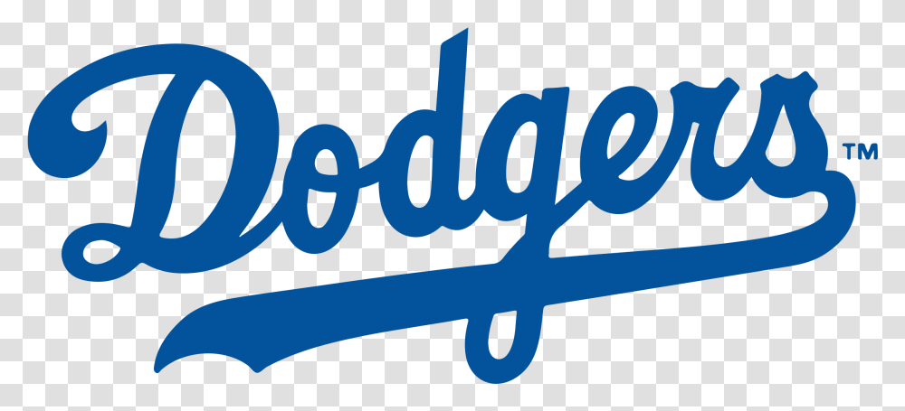 Brooklyn Los Angeles Dodgers Chicago Cubs Mlb Logo Dodgers Clipart, Word, Alphabet, Label Transparent Png