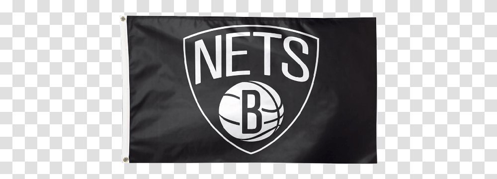 Brooklyn Nets Flag Brooklyn Nets, Pillow, Word, Text, Symbol Transparent Png