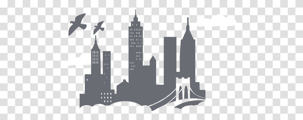 Brooklyn Skyline Nyc, Building, Architecture, Metropolis, City Transparent Png