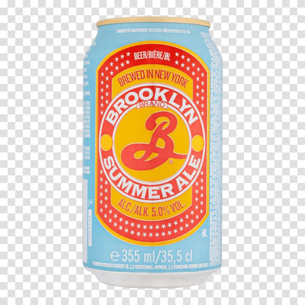 Brooklyn Summer Ale Brooklyn Lager Beer Can, Alcohol, Beverage, Drink, Ketchup Transparent Png