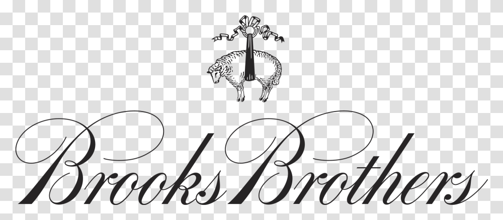 Brooks Brothers Logo White, Alphabet, Handwriting Transparent Png