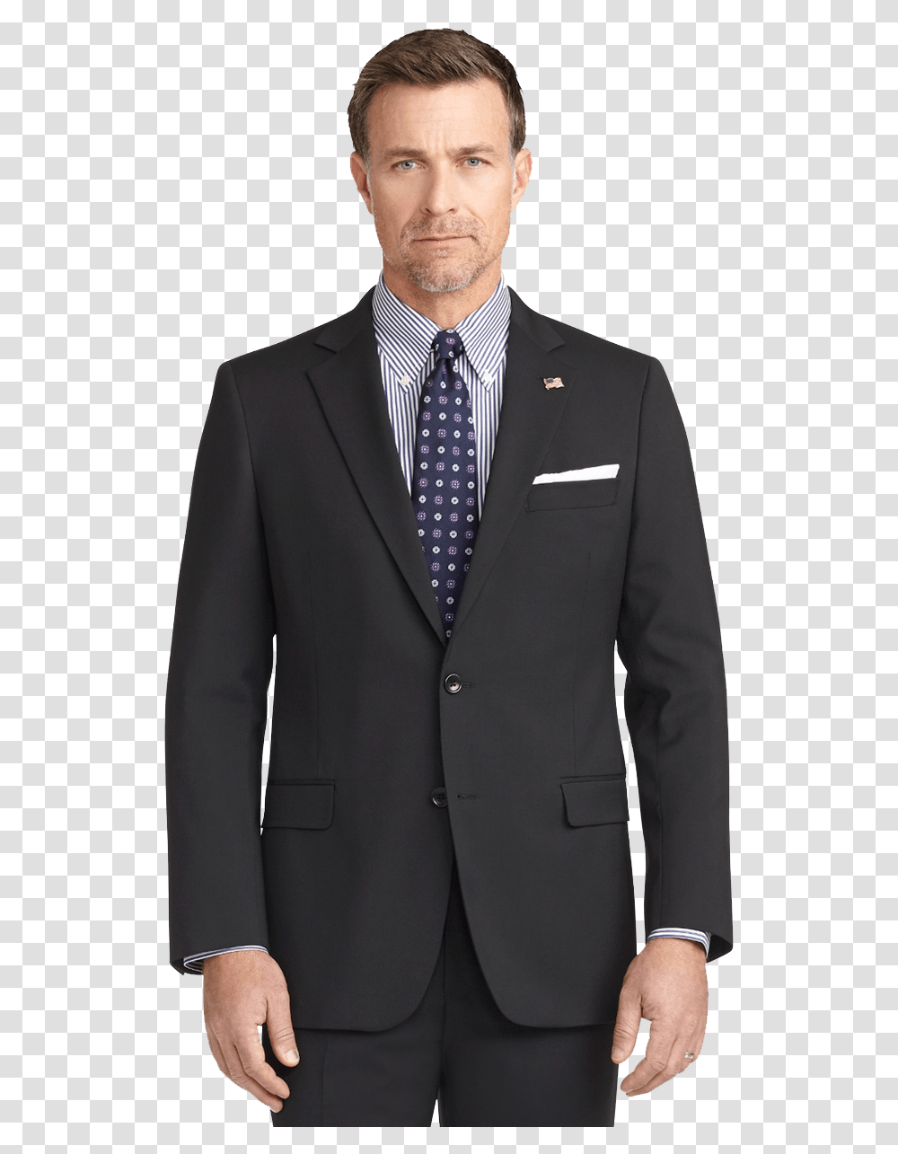 Brooks Brothers Suit President Fitzgerald Grant Dress Brooks Brothers 1818 Charcoal Suit, Apparel, Overcoat, Tie Transparent Png