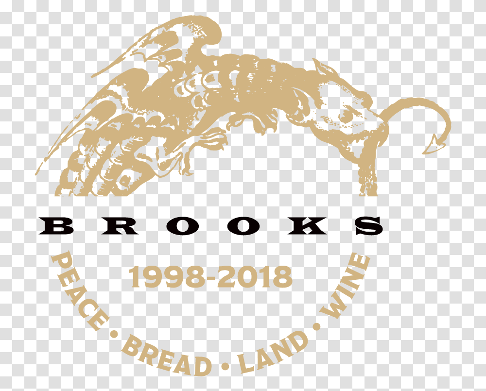 Brooks Winery Logo, Label, Poster Transparent Png