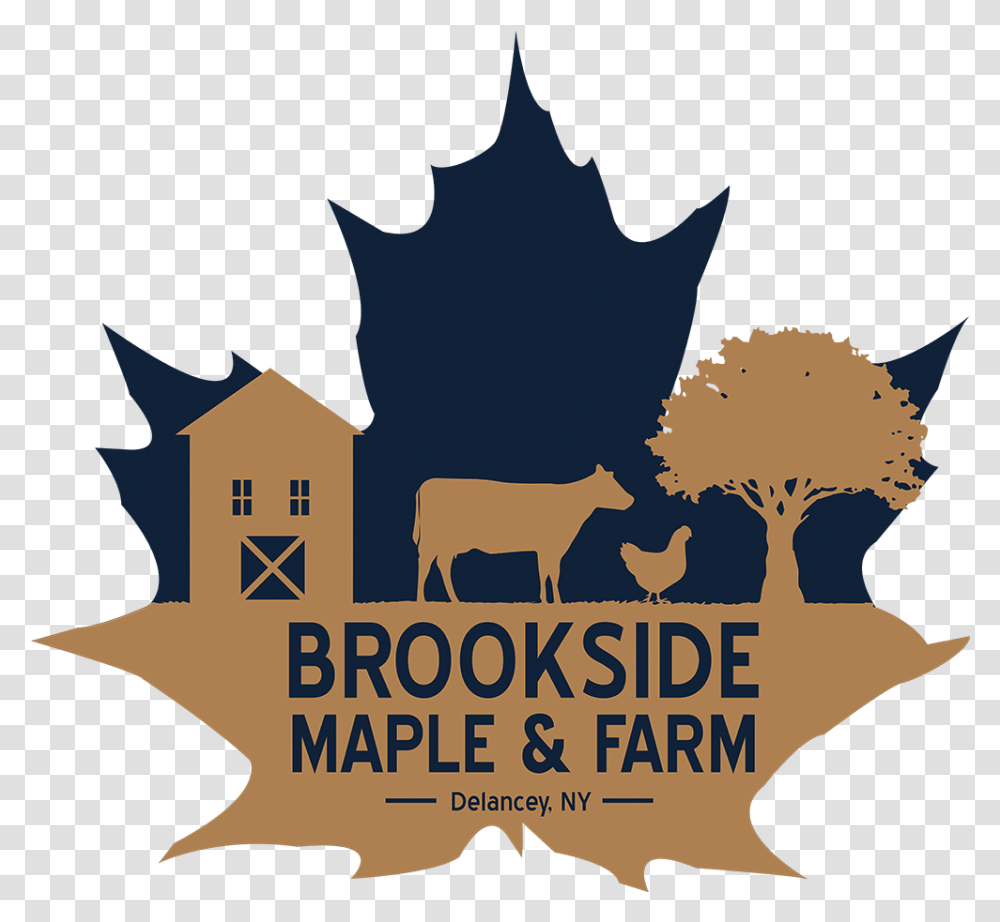 Brookside Maple Farm Maple Farm Logo, Leaf, Plant, Symbol, Person Transparent Png