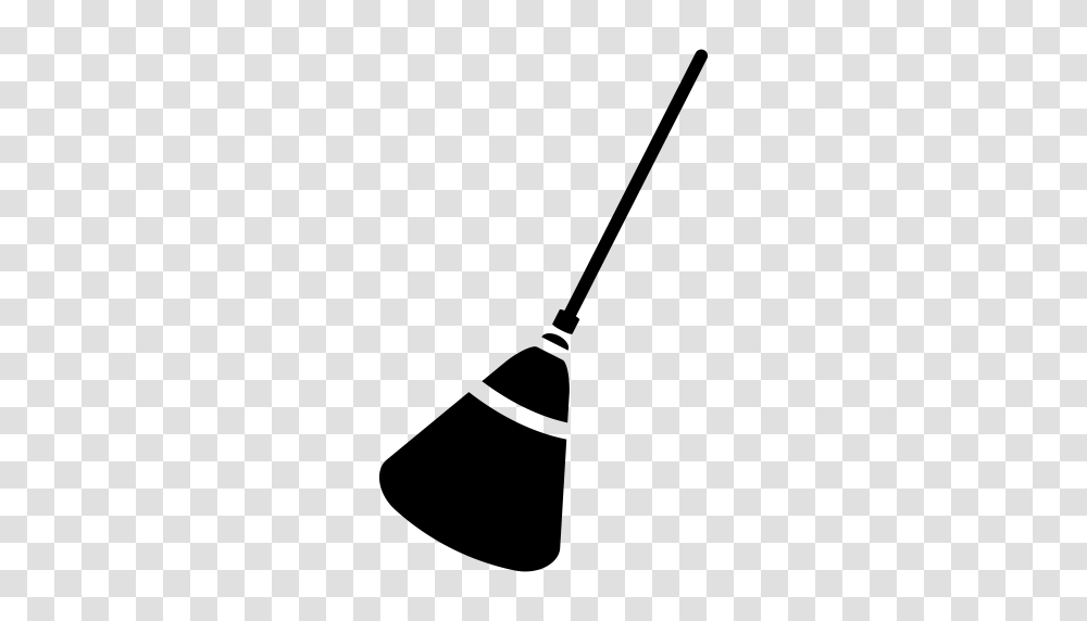 Broom Brush Clean Dust Floor Stick Sweep Icon, Gray, World Of Warcraft Transparent Png