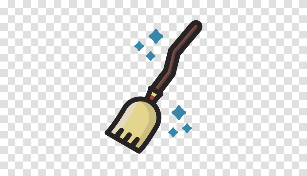 Broom Halloween Horror Scary Witch Icon, Tool, Shovel, Chair, Furniture Transparent Png