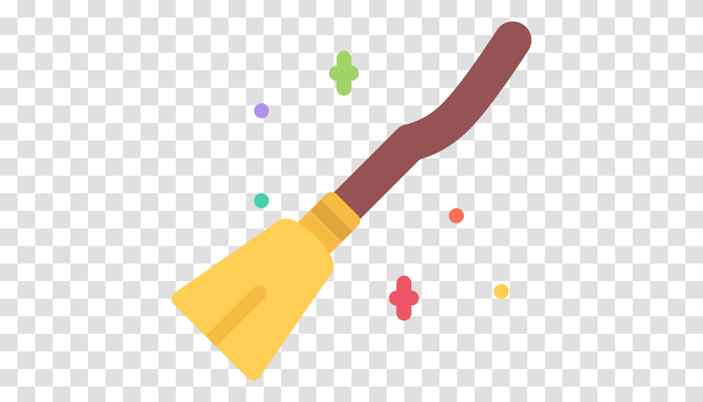 Broom Witch Icon, Shovel, Tool, Brush, Juggling Transparent Png