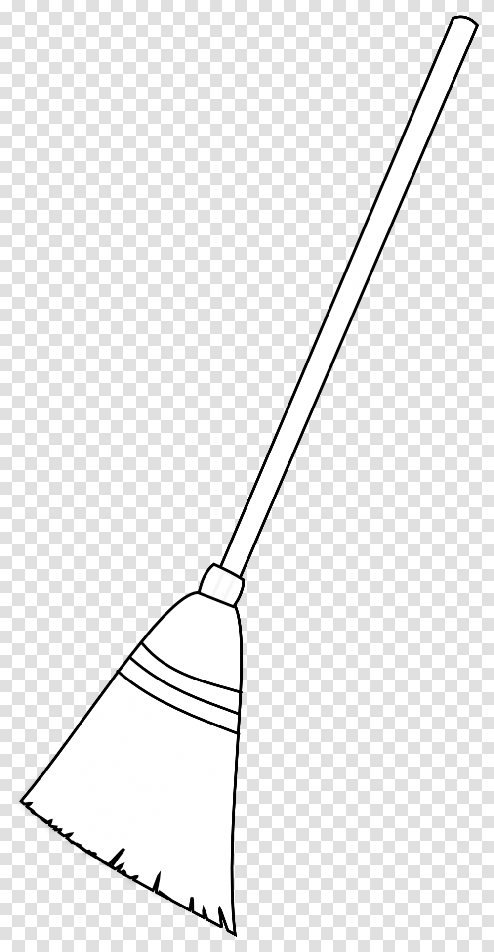 Broom With Black Background Transparent Png