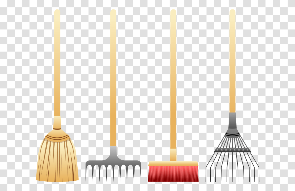 Brooms And Rakes Broom And Rake, Lamp Transparent Png