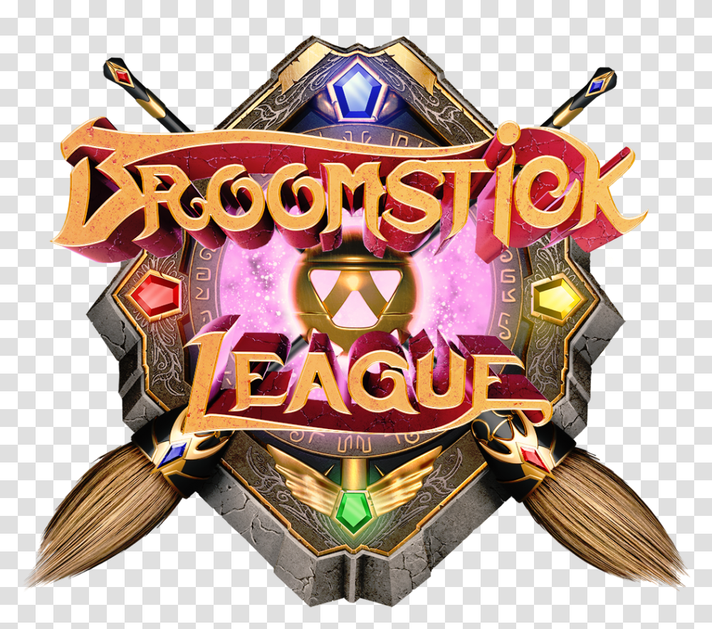 Broomstick League Logo, Game, Gambling, Arcade Game Machine, Leisure Activities Transparent Png