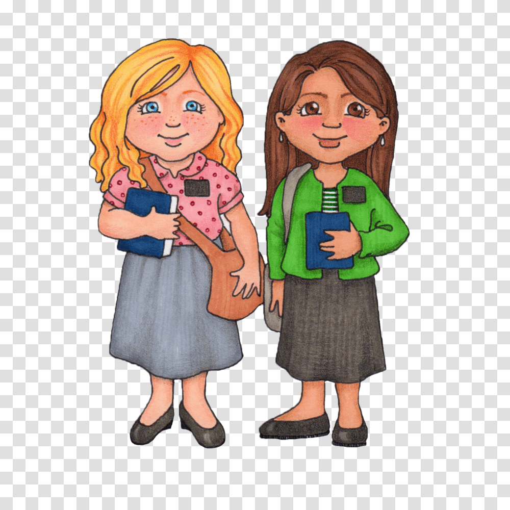 Brother And Sister Clipart, Person, Female, Blonde, Woman Transparent Png